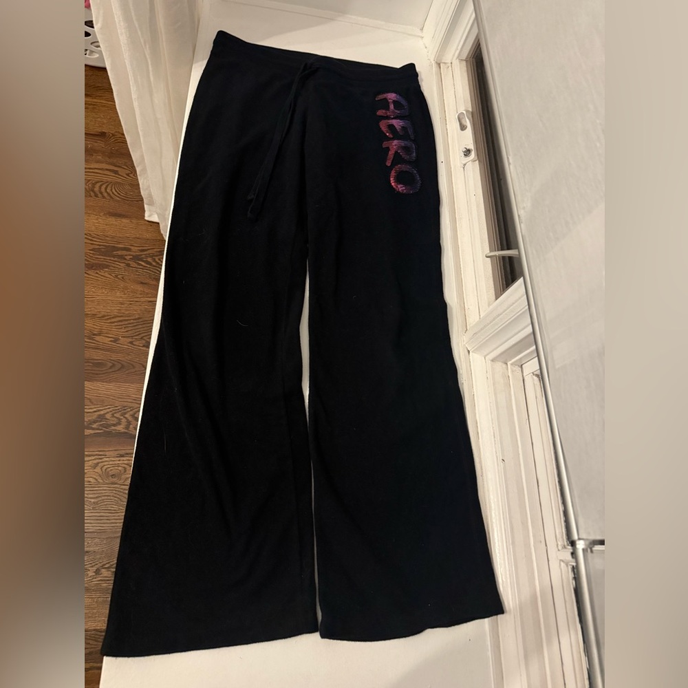 Aero Black Wide Leg Women's Pants